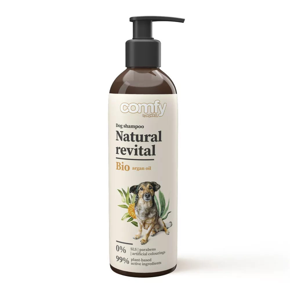 Comfy Natural Revital Szampon Dla Psa Wzmacniający Dla Zdrowej Sierści I Skóry 250ml